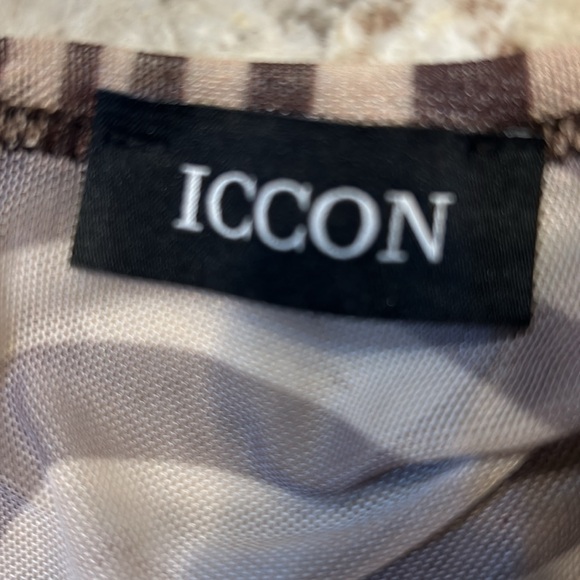 Animal print sheer jumpsuit - Picture 6 of 7